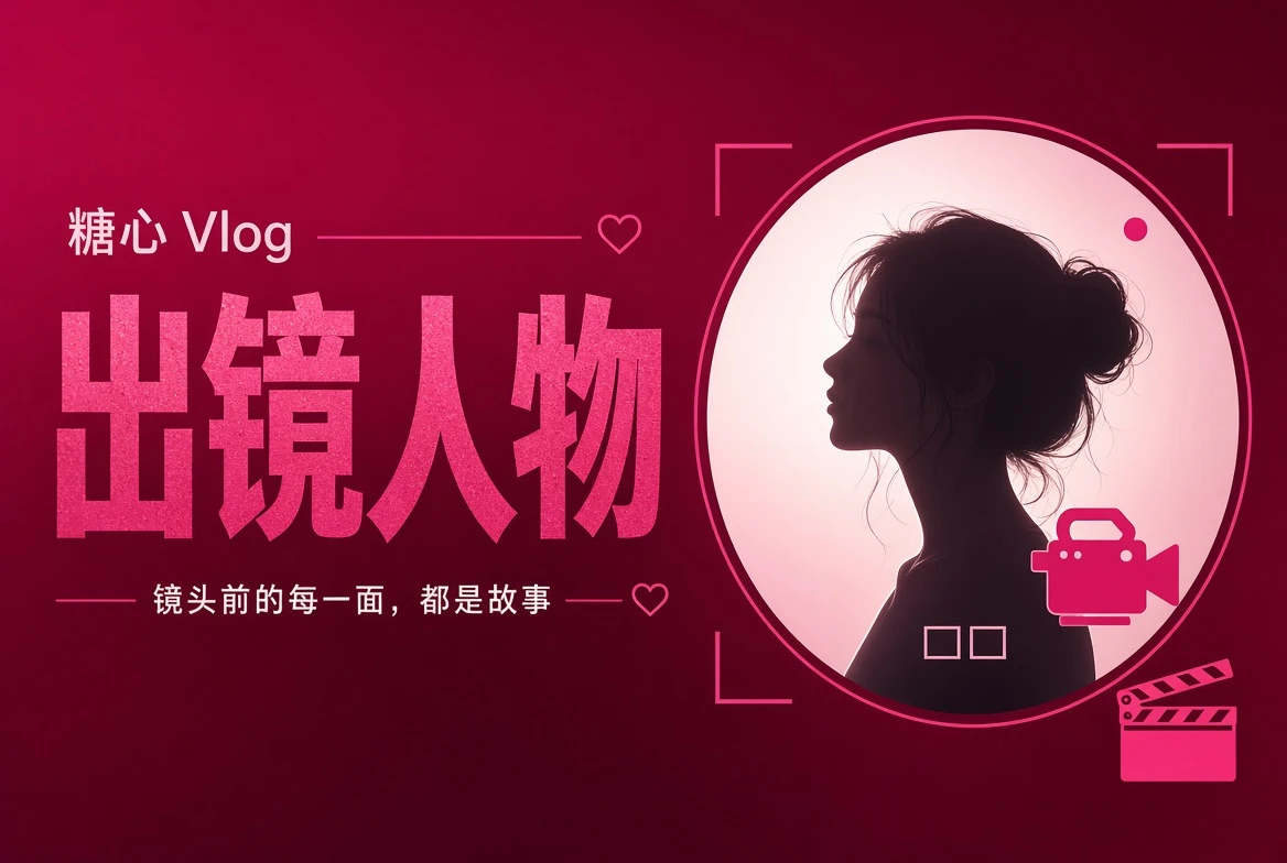 出镜窗人物影像内容图