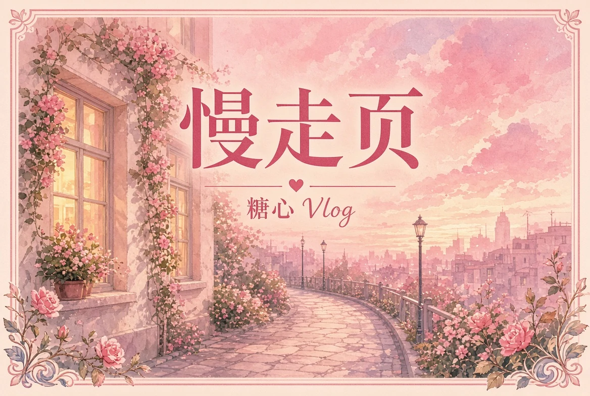 糖心Vlog慢走页主题图
